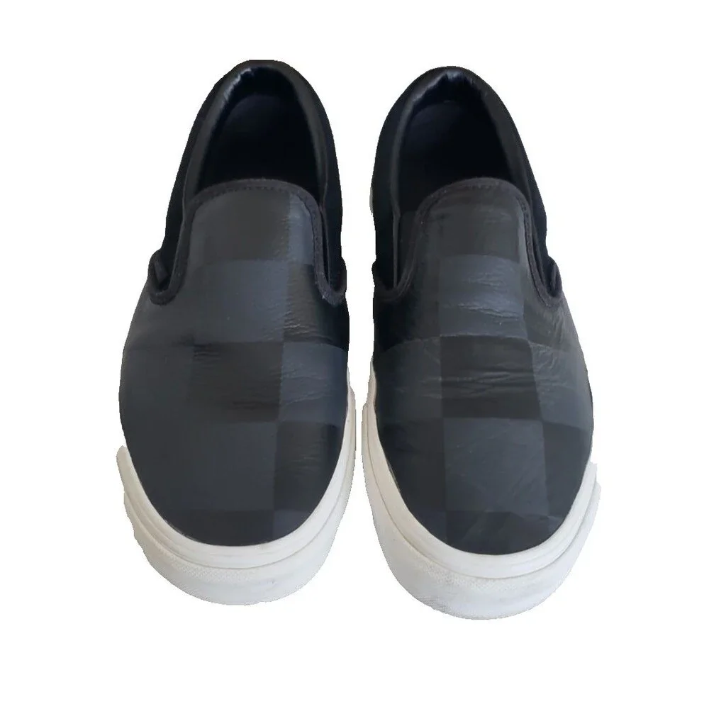 Vans black checkerboard